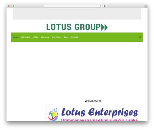 Theme WordPress Orga - lotusenterprises.lk