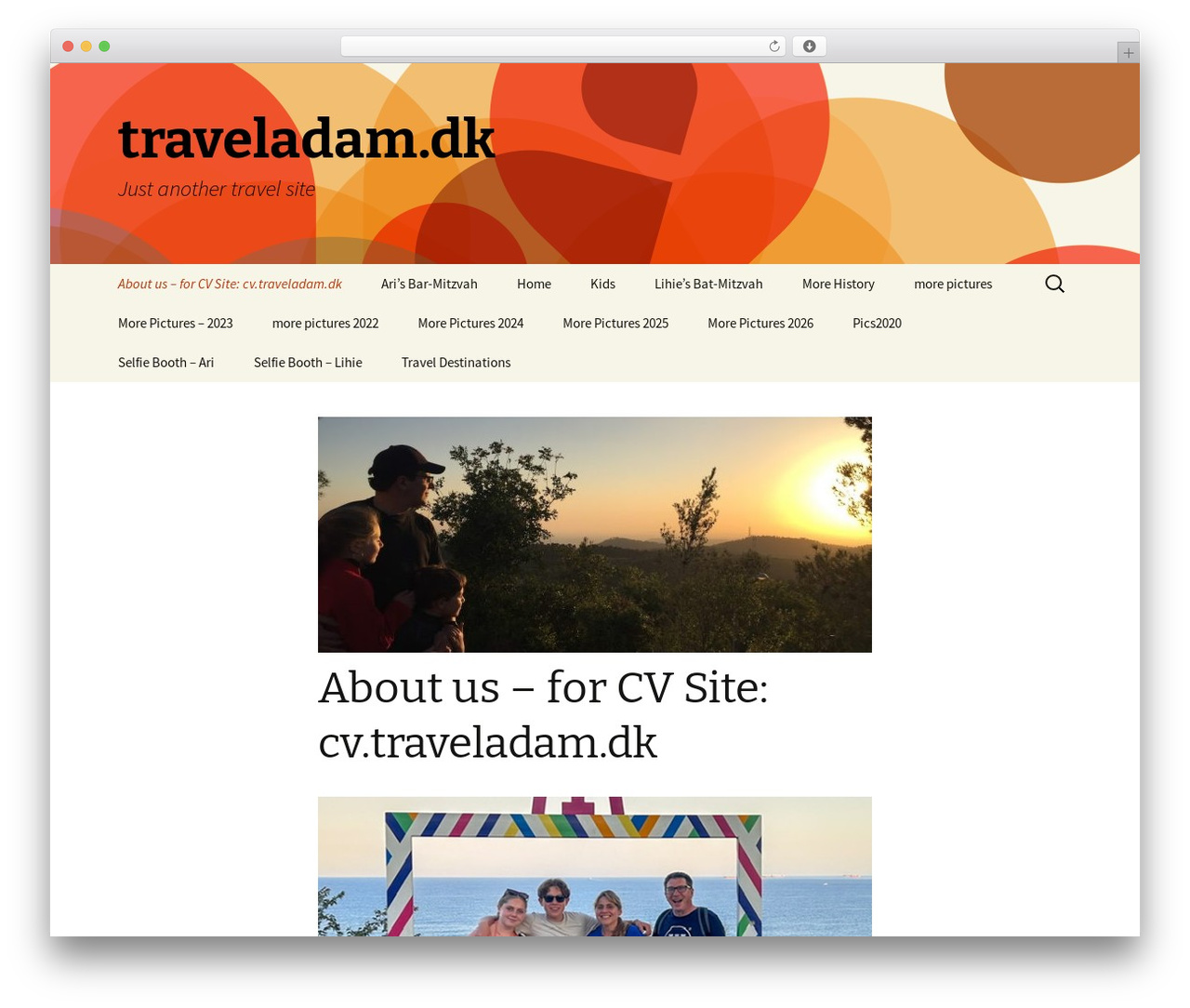 Theme WordPress Twenty Thirteen - traveladam.dk