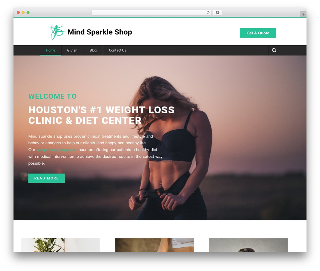 Titanium WordPress theme - mindsparkleshop.com