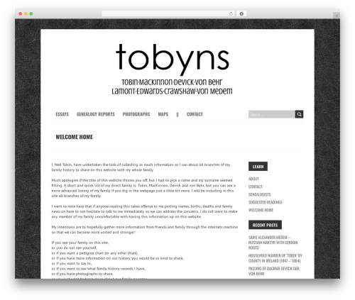 WordPress theme BoldR Lite - tobyns.com WordPress theme BoldR Lite - tobyns.com