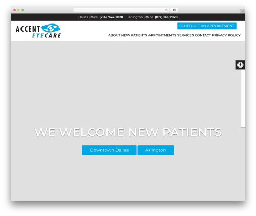 WP theme Parent Theme - accentoptical.net