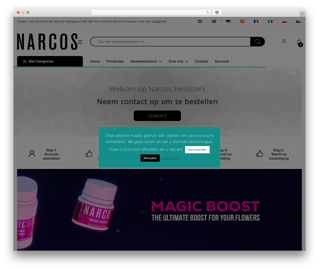 Electro WordPress theme - narcosfertilizers.com