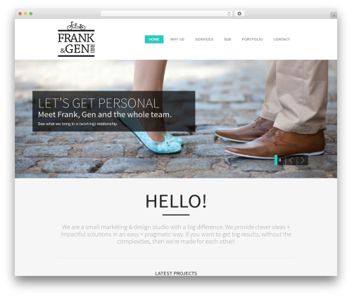 Everest theme WordPress - frankandgen.com