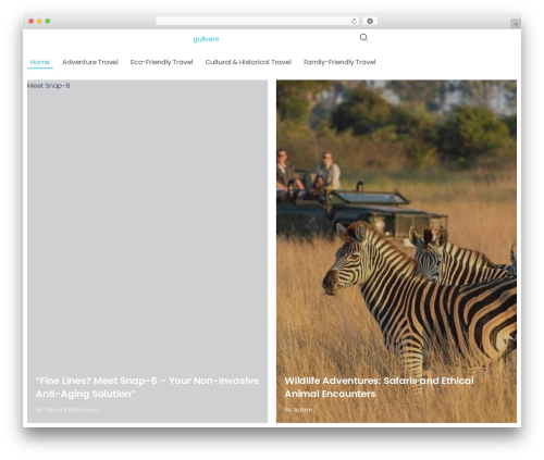 Kayleen WordPress theme - gulivers.com