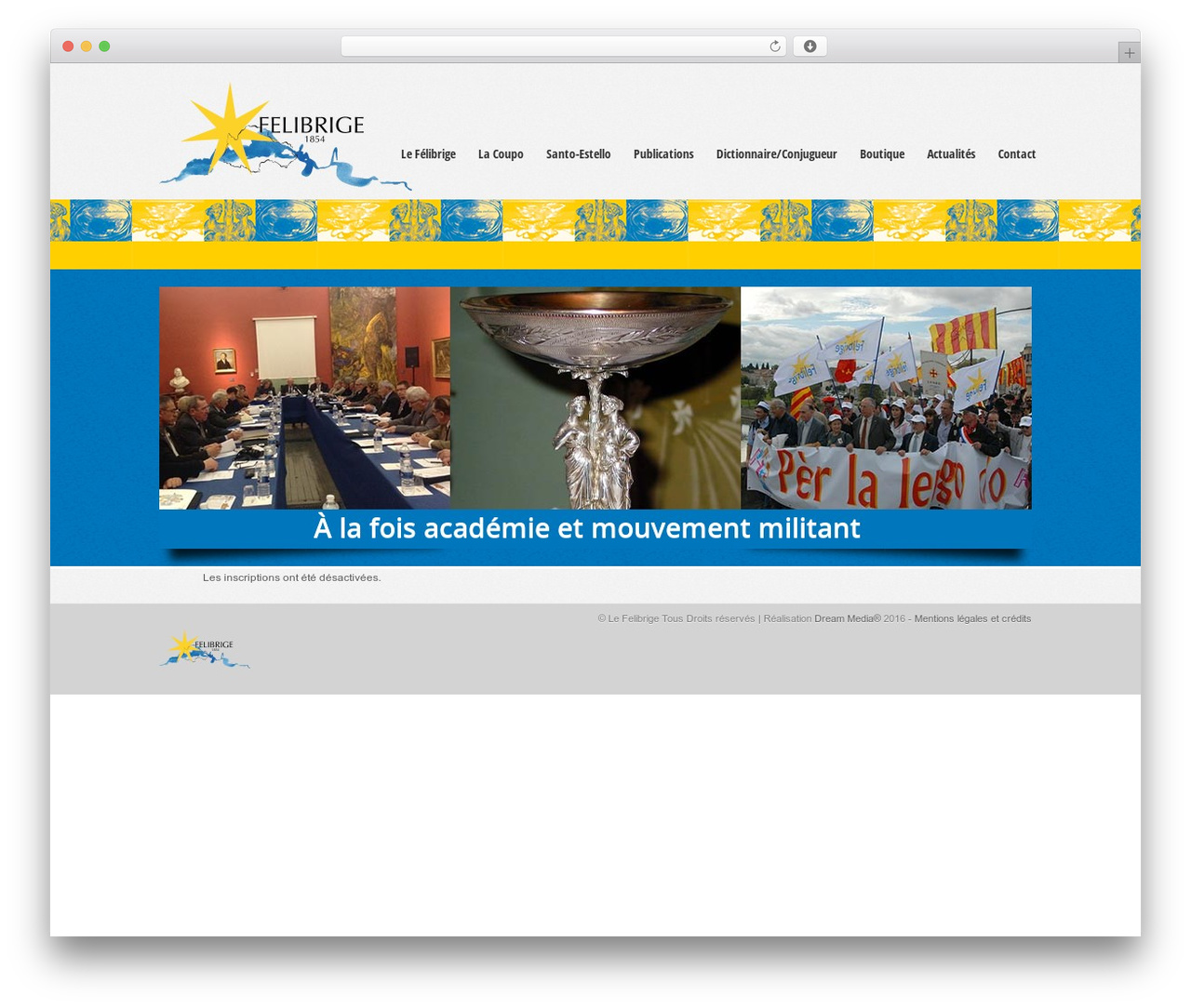 Theme WordPress Chapter Two - felibrige.org Theme WordPress Chapter Two - felibrige.org