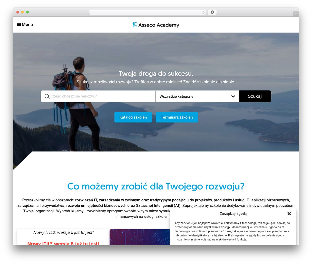 Theme WordPress WebStarter - academy.asseco.pl