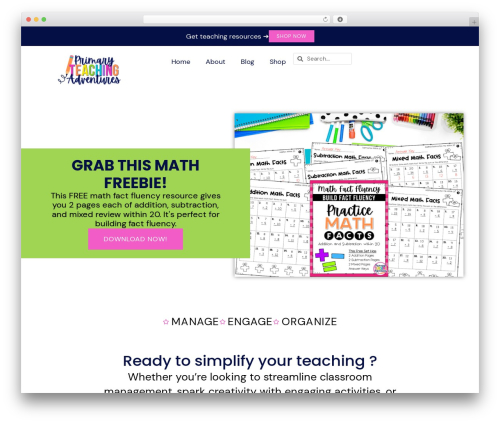 WordPress theme Hello Elementor - primaryteachingadventures.com