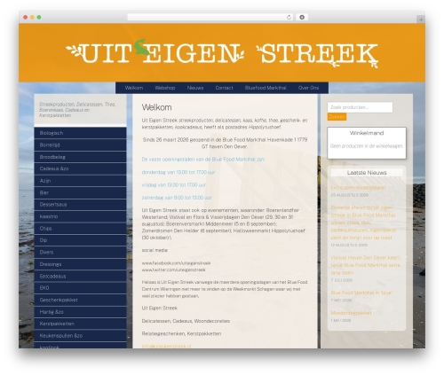 WordPress website theme Themify Ultra - uiteigenstreek.nl