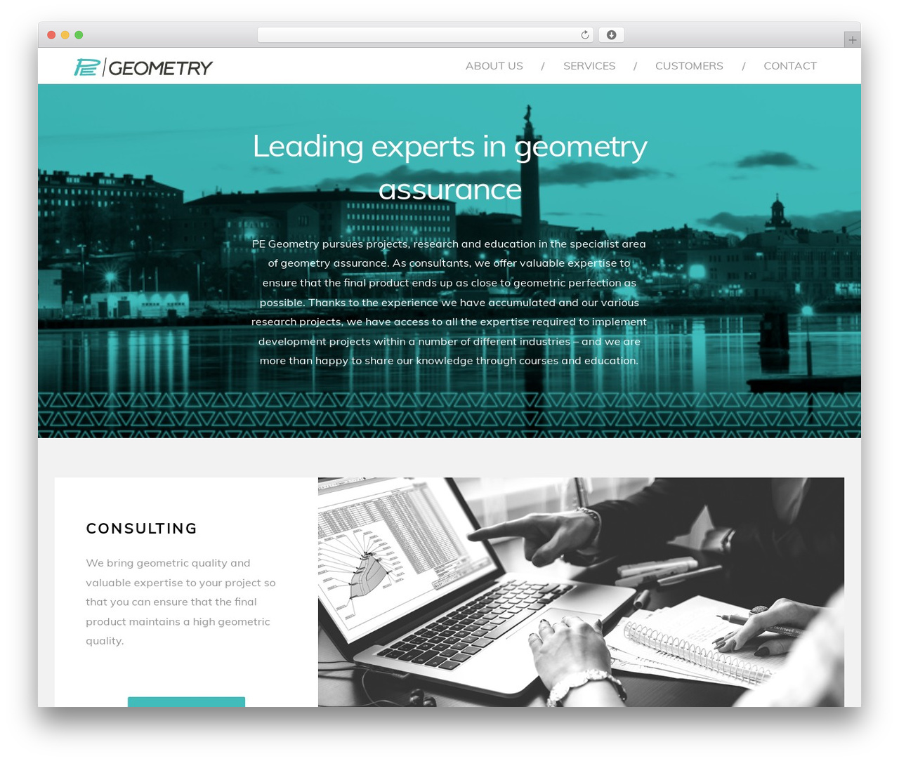 WP theme Themify Ultra - pe-geometry.com