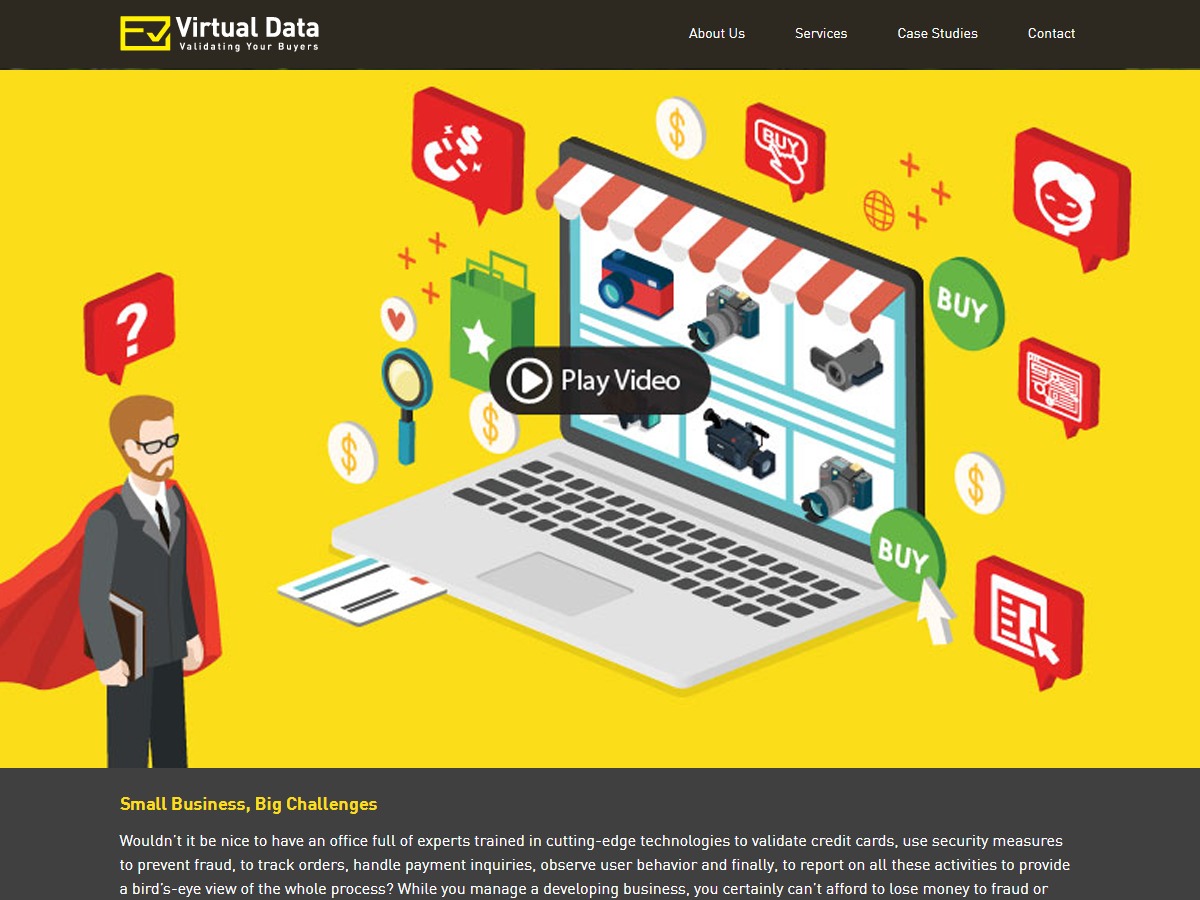 WP theme Virtual Data by Colours