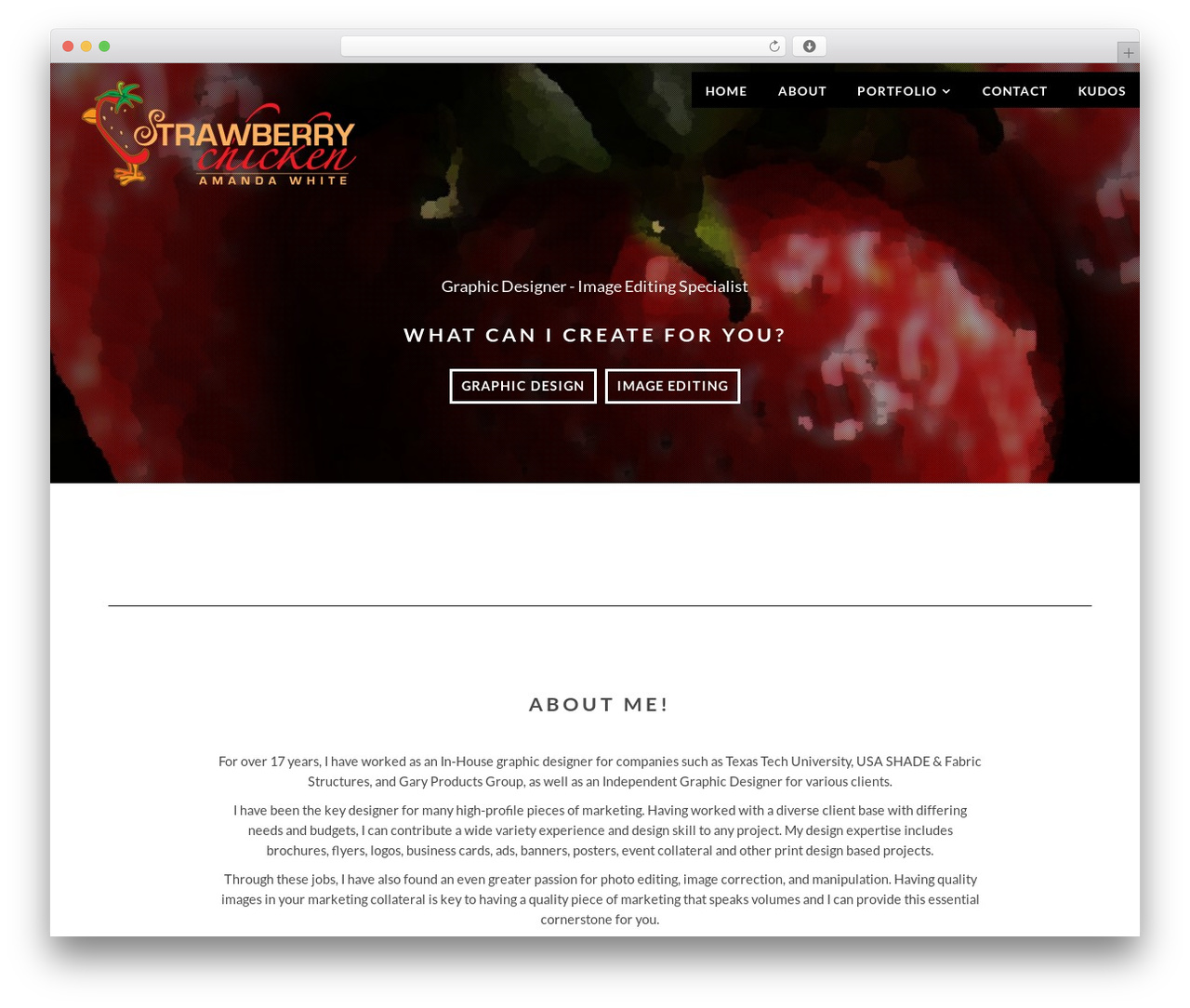 Atomic theme WordPress - strawberrychicken.com
