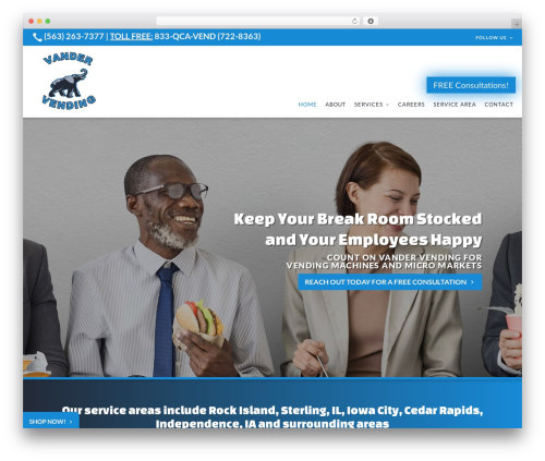 Theme WordPress Beacon Theme - vandervending.com