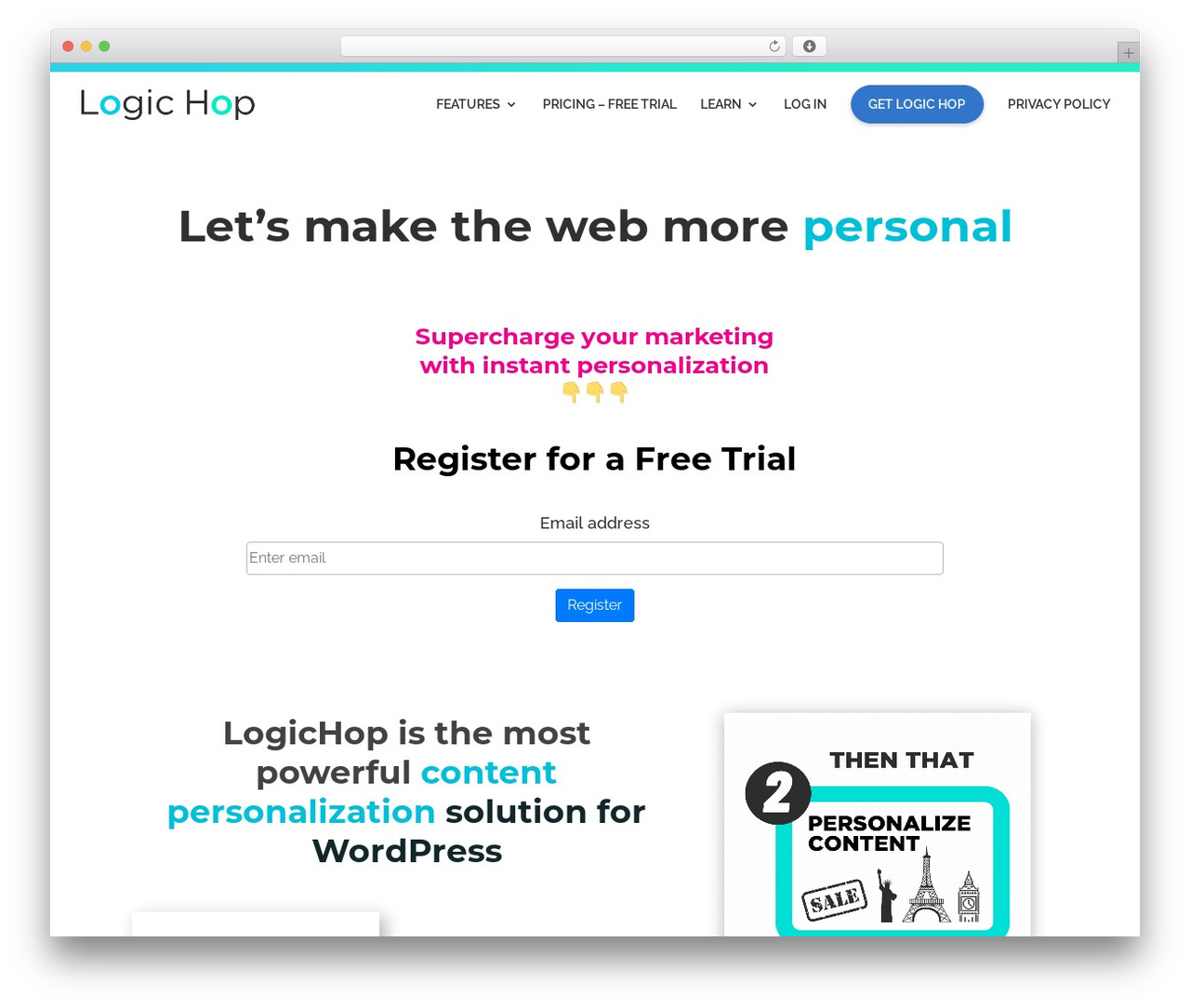 WordPress theme Divi - logichop.com