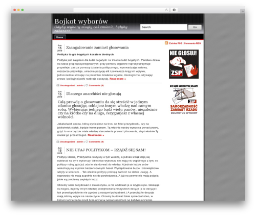 alibi theme WordPress - wybory.zsp.net.pl