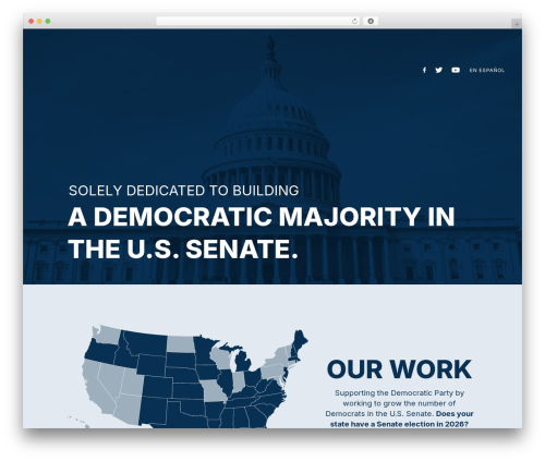 Authentic Theme WordPress theme - senatemajority.com