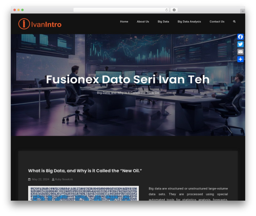 Business Capital WordPress theme for business - ivanintro.com