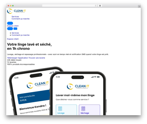 Cleanit WordPress theme - cleanit.bj