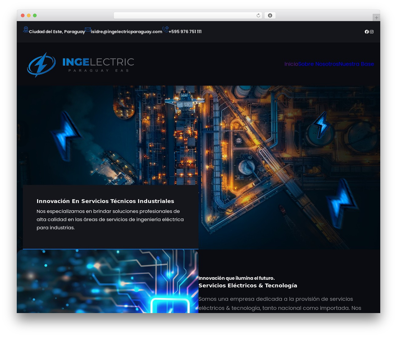 Constructo Build top WordPress theme - ingelectricparaguay.com