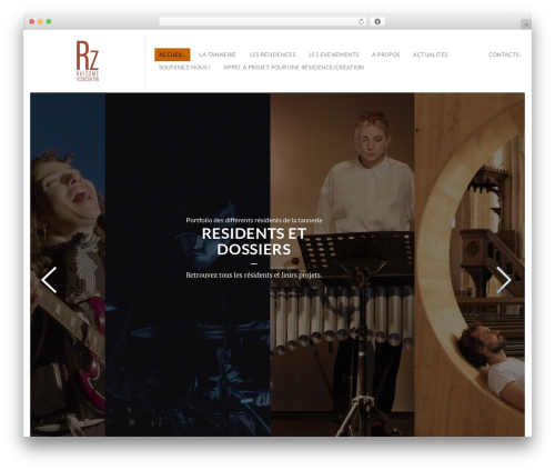 Fluxus theme WordPress - rhizomeassociation.org