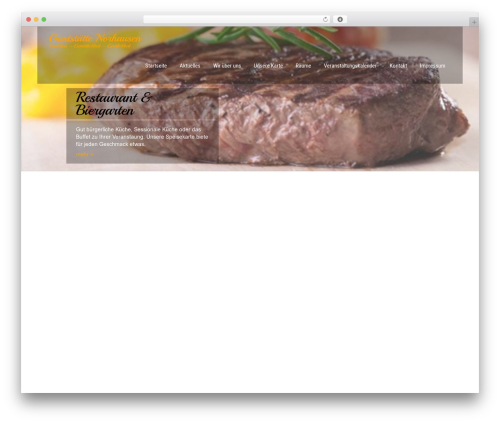 SKT Restaurant Pro best restaurant WordPress theme - gaststaette-norhausen.de