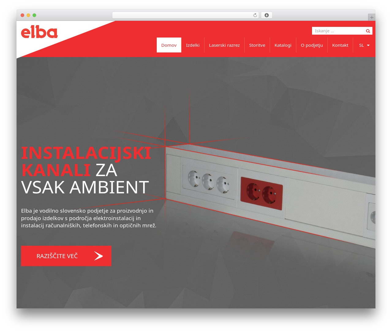 Theme WordPress Elba - elba.si