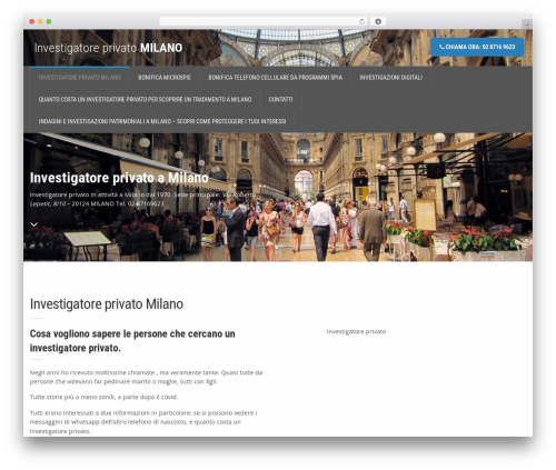 Theme WordPress Europol Theme (based on Zero Framework) - investigatoreprivatomilano.it