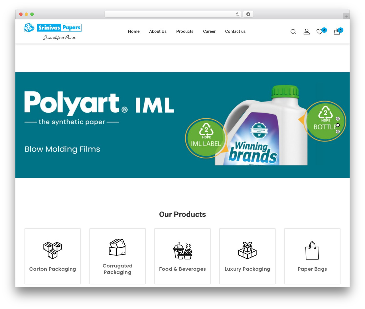 WordPress theme Armania - srinivaspapers.com