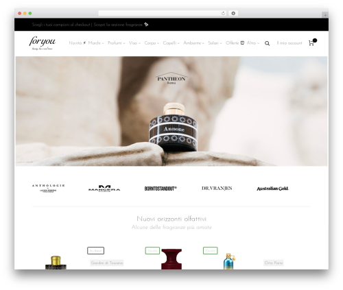 WordPress theme Barberry - foryouasiago.com