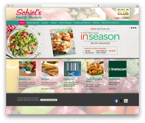 Appcard cookie WordPress plugin - schielsmarkets.com