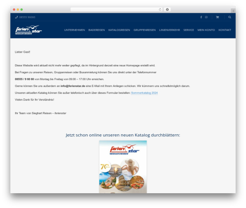 Newsletter2Go free WordPress plugin - ferienstar.de