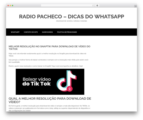 BHost theme WordPress - radiopacheco.org