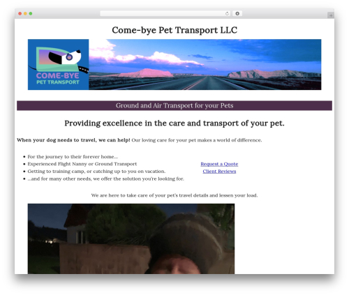 Blockbase best free WordPress theme - comebyepettransport.com