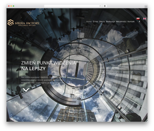 cherry WordPress theme - mediafactory.pro