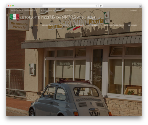 Cristiano WordPress page theme - danico.info