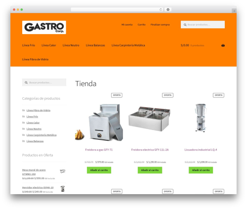 Storefront parallax hero WordPress plugin - gastro-corp.com
