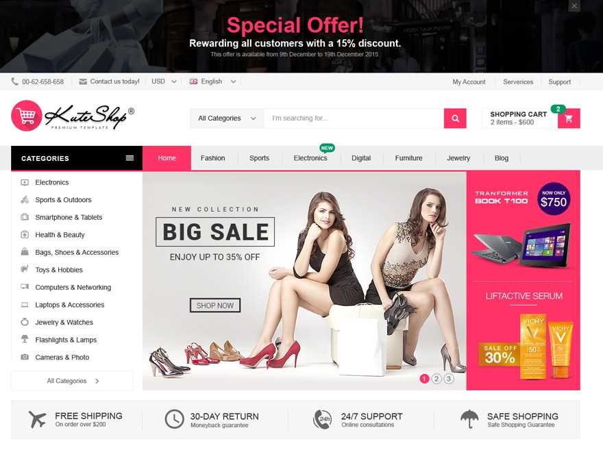 Theme WordPress Ramsons by Ti-eam