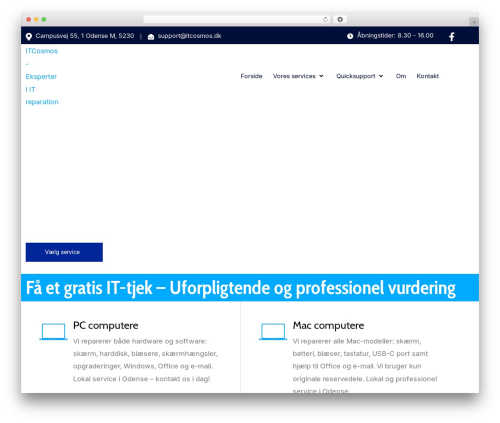 Theme WordPress Techza - itcosmos.dk