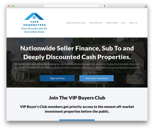 Insite plugins WordPress plugin - favehomebuyers.com
