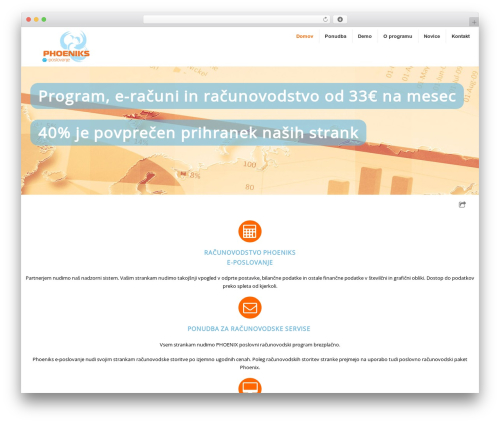 WordPress theme DynamiX - racunovodski-program.si
