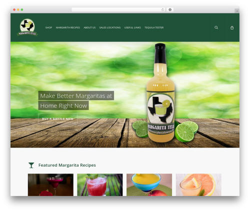 WordPress theme Salient - margaritatexas.com