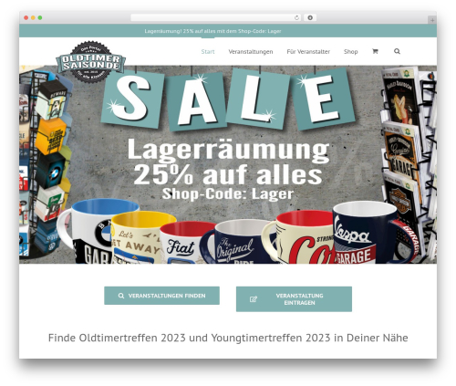 Newsletter2Go free WordPress plugin - oldtimer-saison.de