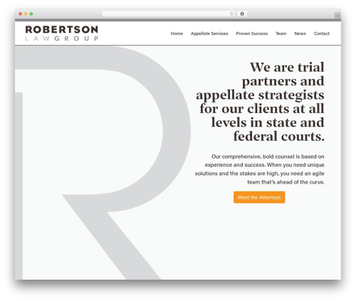 Client Pro WordPress theme - therobertsonlawgroup.com