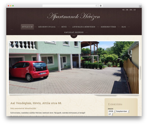 WordPress theme ASSEMBLY THEME (responsive) - apartman-heviz.hu