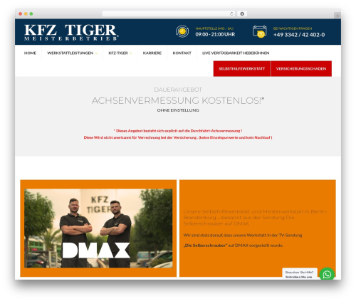Autoresq WordPress theme - drei-tiger.de