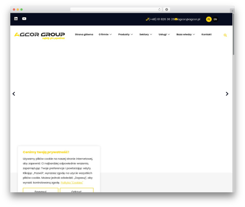 Constrid WordPress theme - agcor.pl