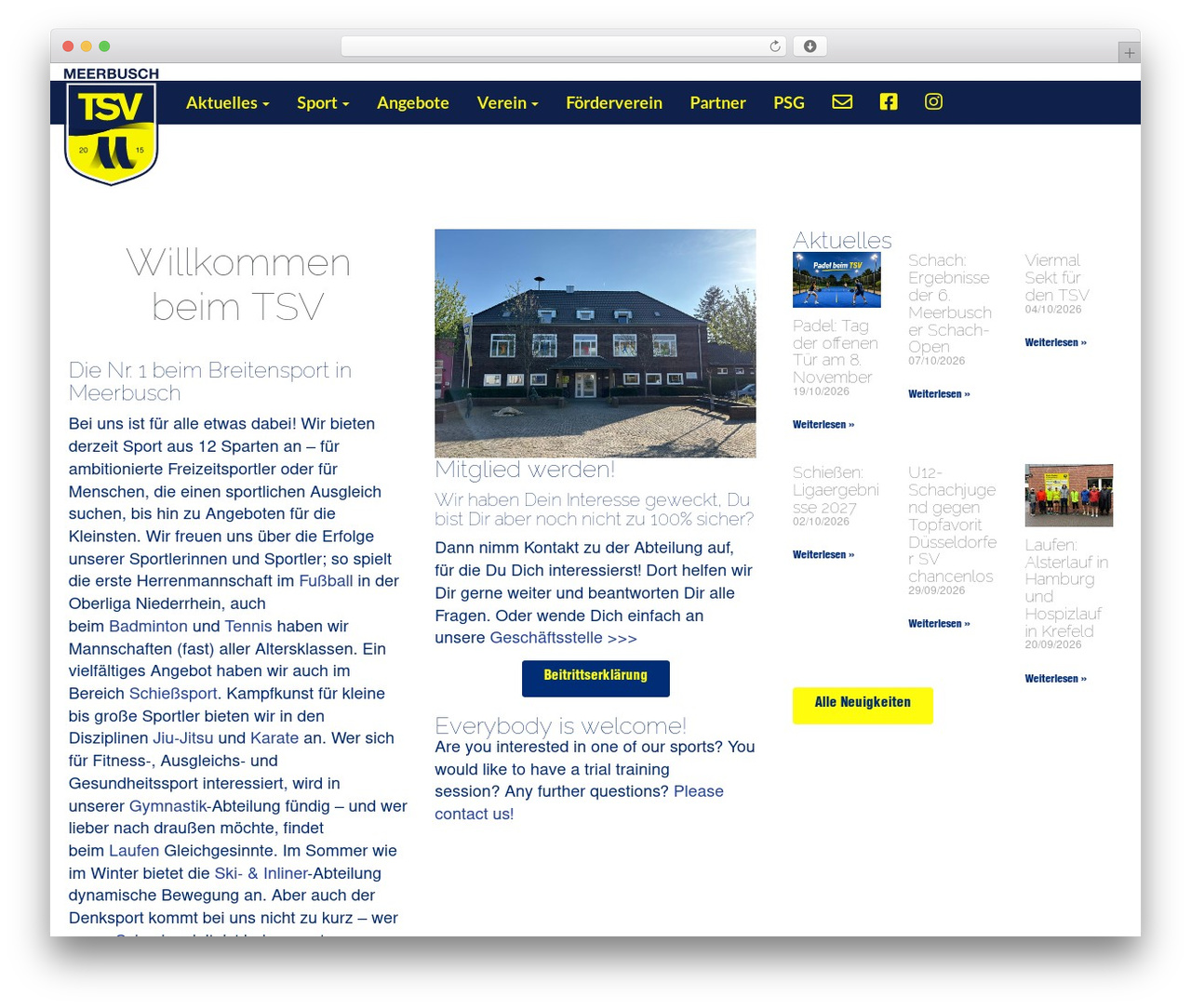 Flat Bootstrap WordPress theme - tsv-meerbusch.de Flat Bootstrap WordPress theme - tsv-meerbusch.de