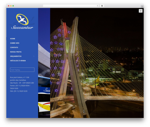 Mobius WordPress theme - sussantur.com.br