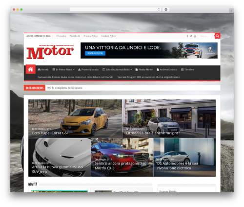 Sahifa top WordPress theme - rivistamotor.it