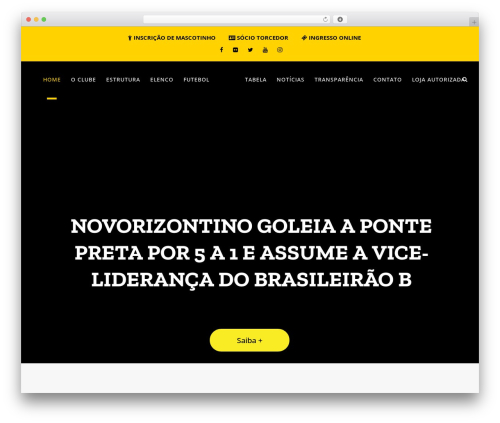 WordPress theme BigSlam - gremionovorizontino.com.br