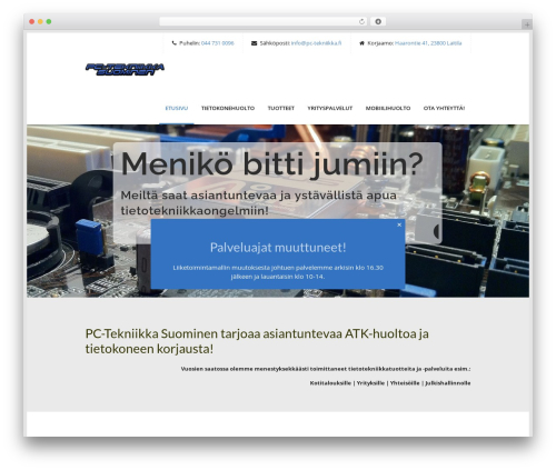 WordPress theme Priority - pc-tekniikka.fi